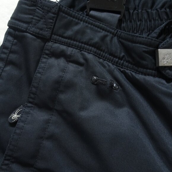 Spyder Men's Dermizax Ski Pants Snowboarding Medium Black Waterproof - Picture 10 of 13